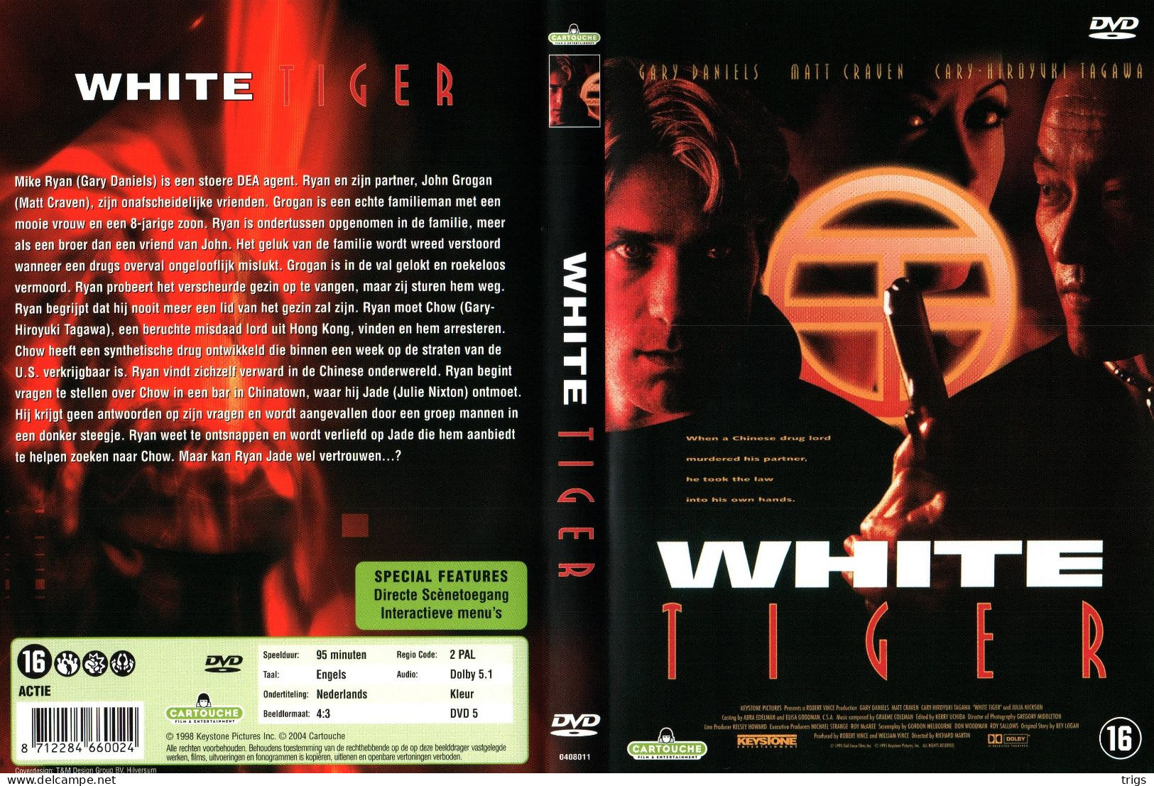 DVD - White Tiger - Action, Adventure