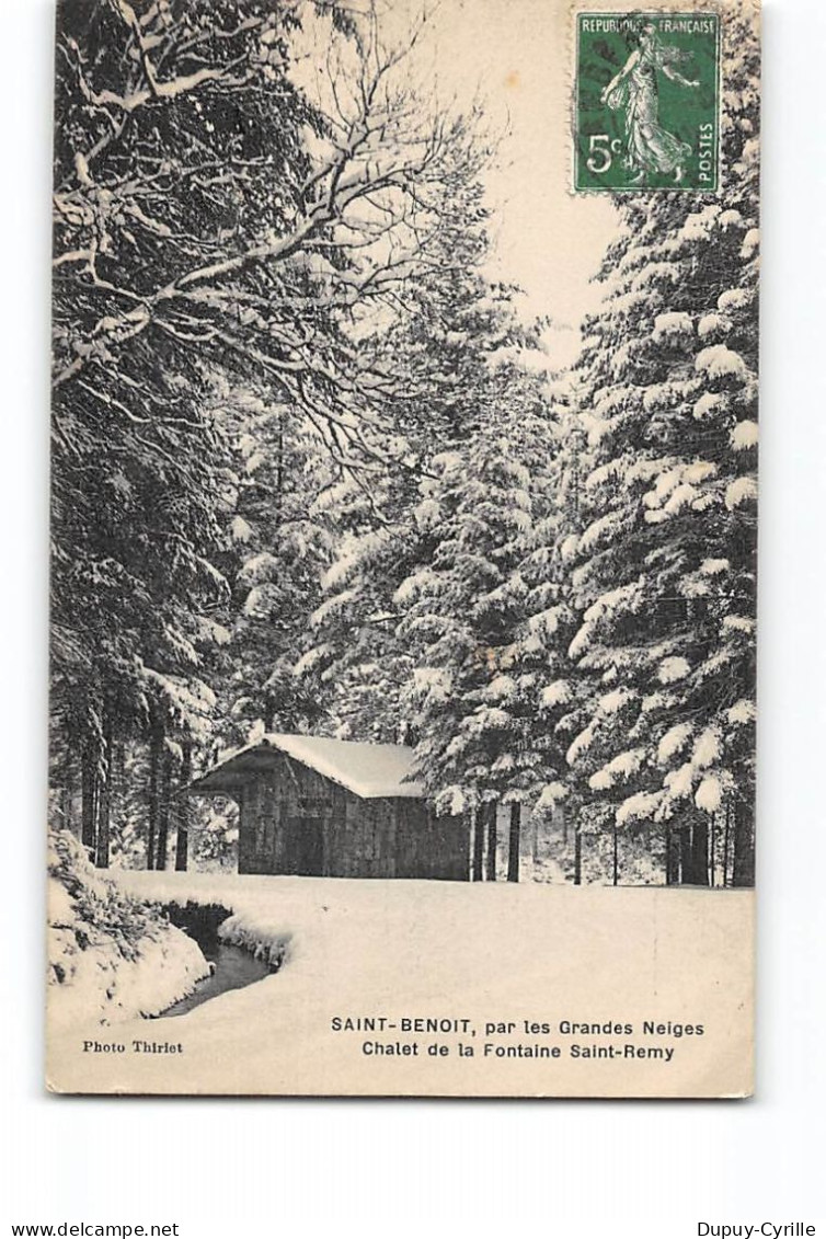 SAINT BENOIT Par Les Grandes Neiges - Chalet De La Fontaine Saint Remy - Très Bon état - Saint Benoit