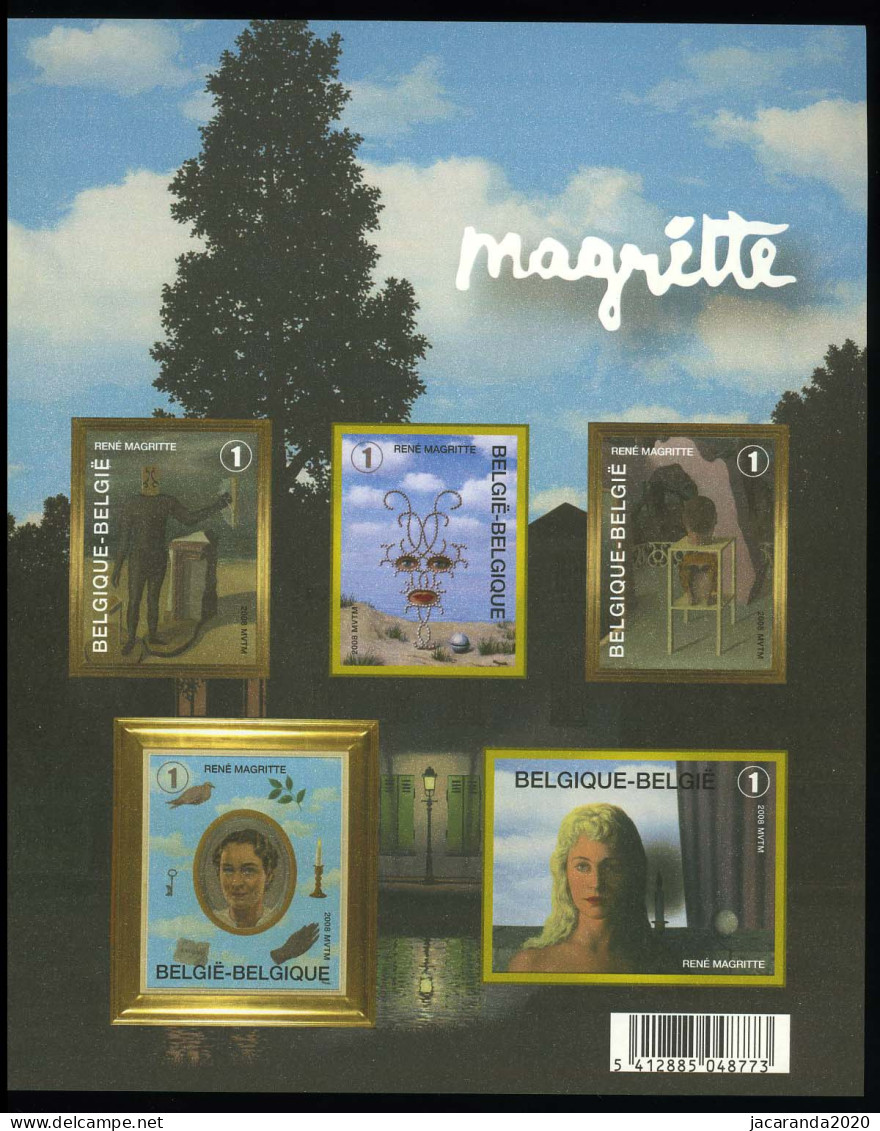 België BL151 - René Magritte - Ongetand Met Nummer - 2001-…