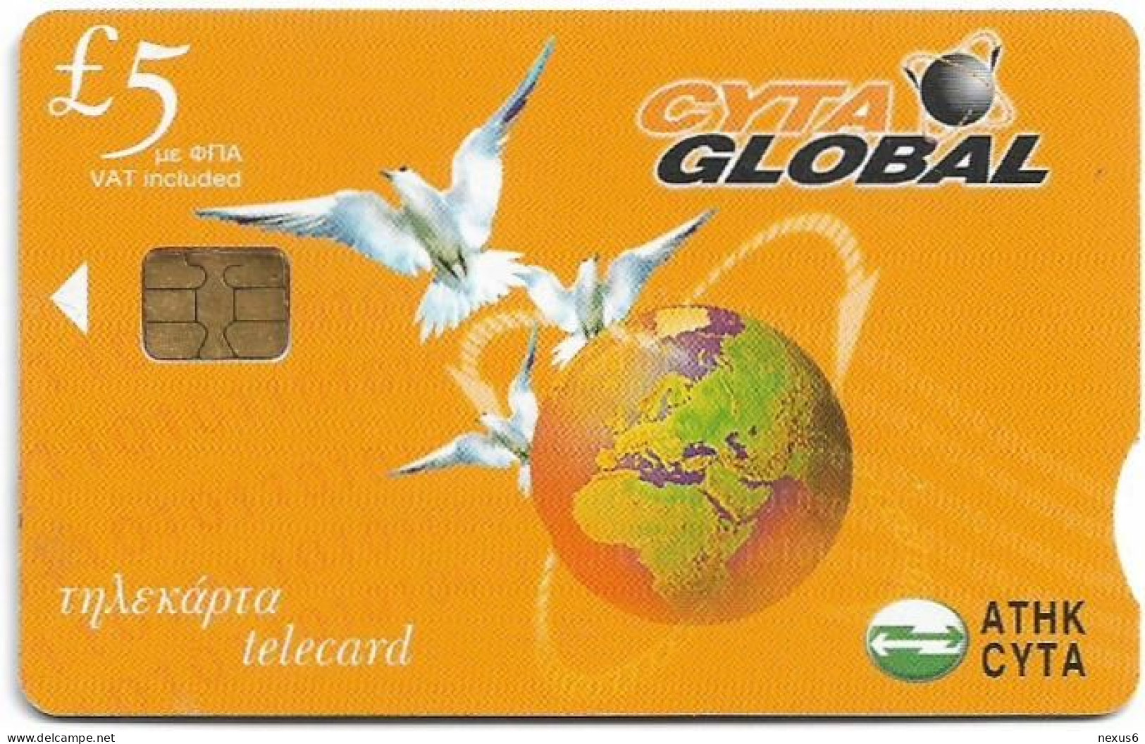 Cyprus - Cyta (Chip) - Promotional Telecard By Cyta Global, 09.2004, 20.000ex, Used - Cyprus