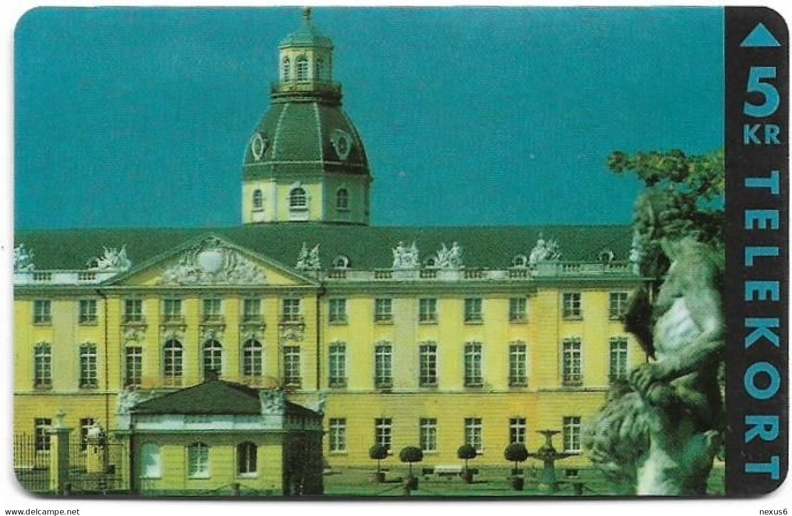 Denmark - Fyns - Karlsruher Castle - TDFP018 - 10.1993, 5kr, 2.000ex, Used - Dänemark