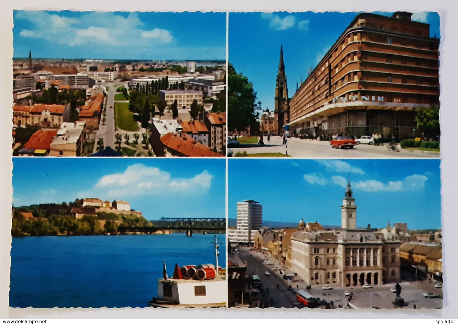 Ex-Yugoslavia-Vintage Panorama Postcard-NOVI SAD-Srbija-Town In Serbia-1969-used With Stamp - Yougoslavie