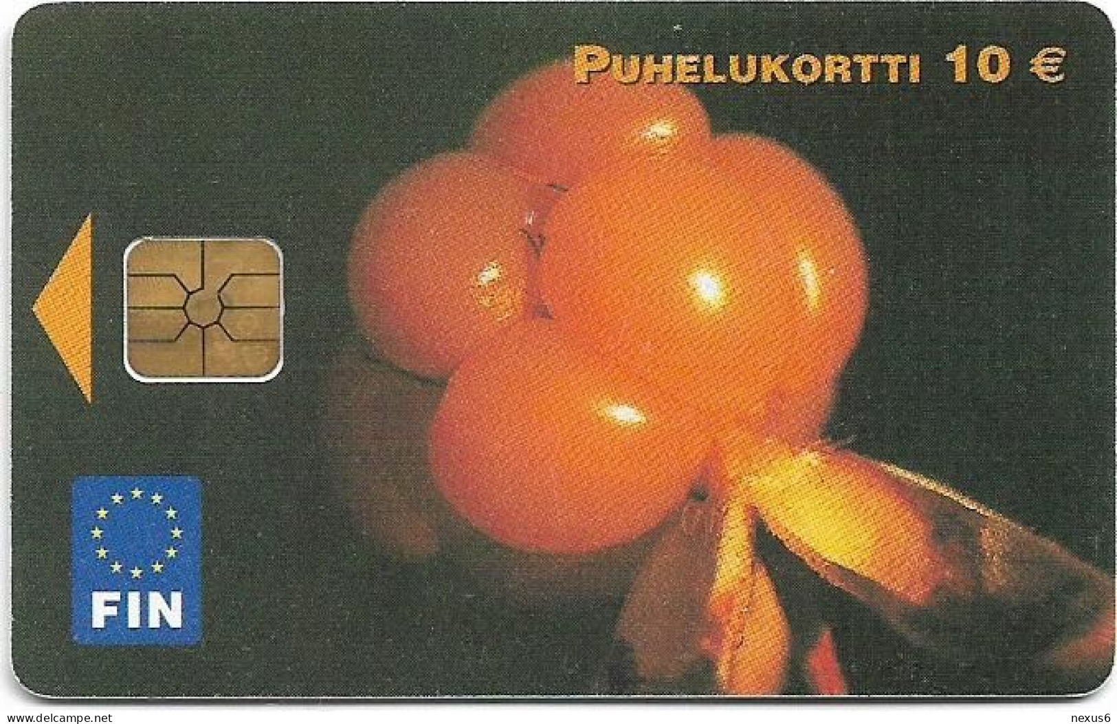 Finland - FIN (Chip) - D26 - Hilla, Cloudberry, 10.2003, 10€, 10.000ex, Used - Finlande