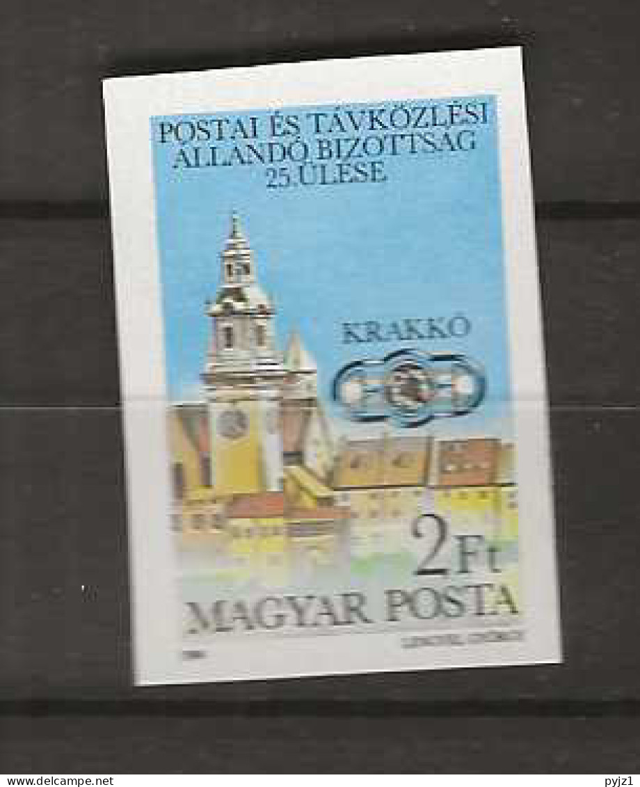 1984 MNH Hungary Mi 3660B  Imperforated Postfris** - Nuovi