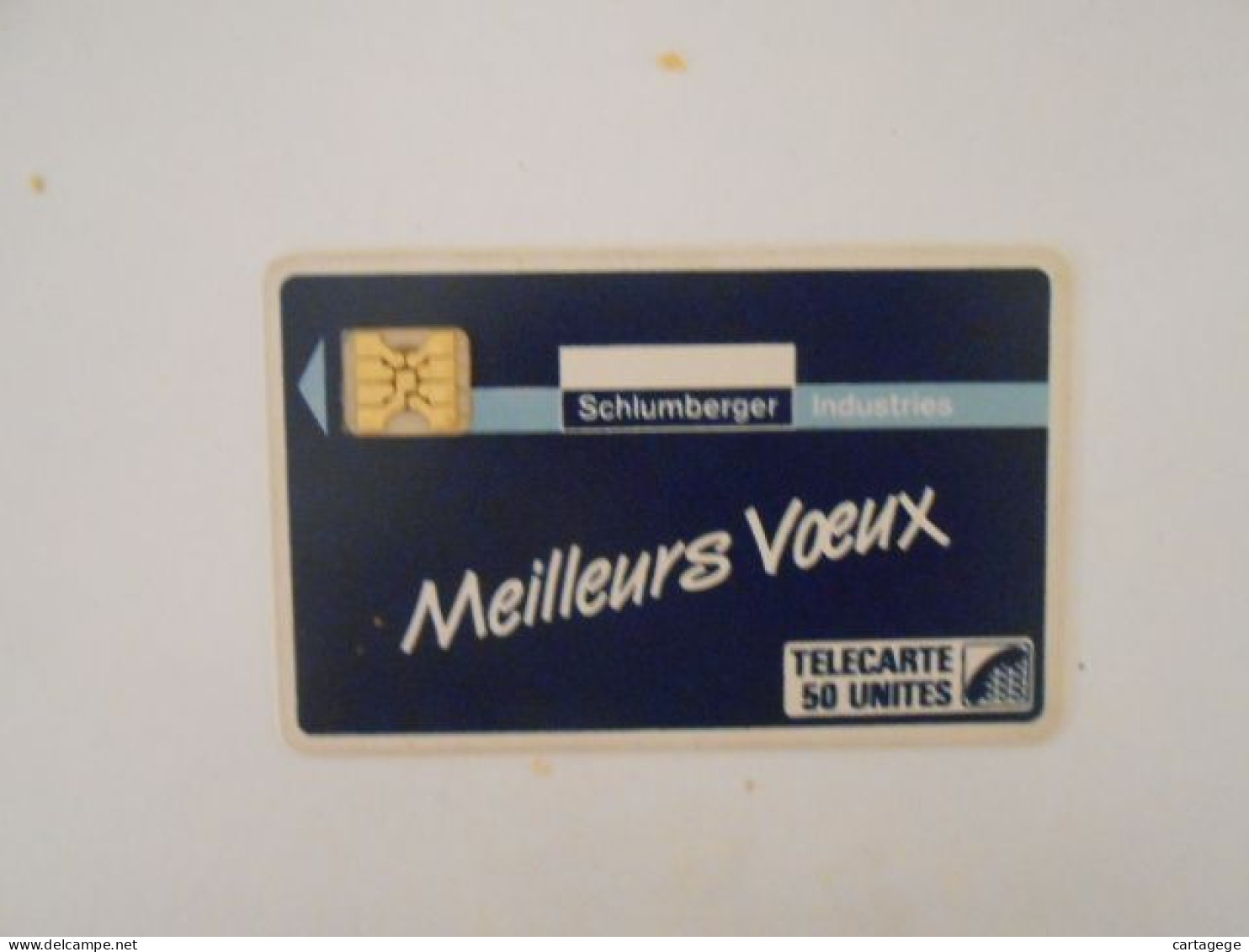 TELECARTE FRANCE D26 - SCHLUMBERGER MEILLEURS VOEUX - Phonecards: Private Use