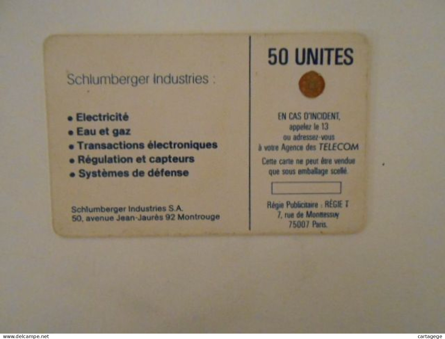 TELECARTE FRANCE D26 - SCHLUMBERGER MEILLEURS VOEUX - Phonecards: Private Use