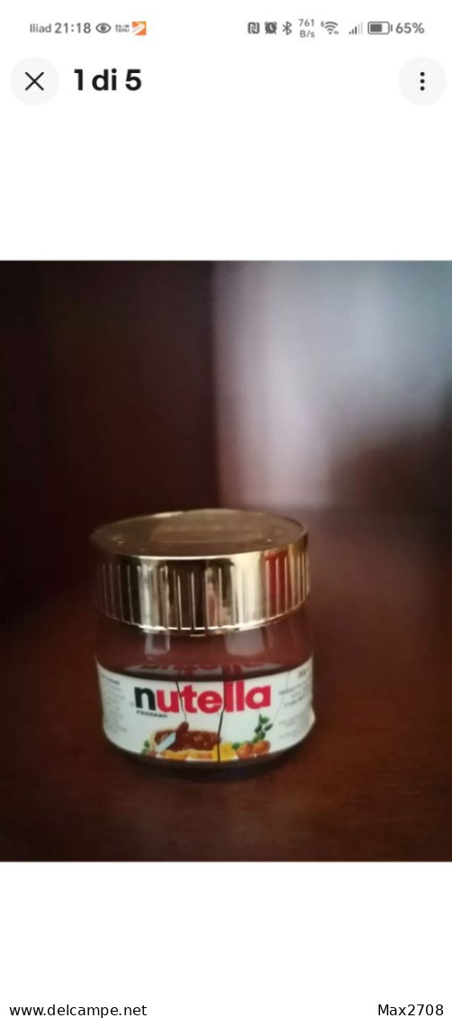 Miniatura Mignon Barattolo Nutella 30 Gr Anno 2008 - Mignonnettes