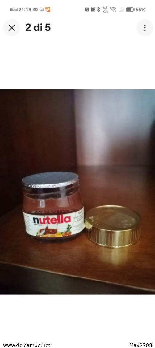 Miniatura Mignon Barattolo Nutella 30 Gr Anno 2008 - Miniaturflaschen