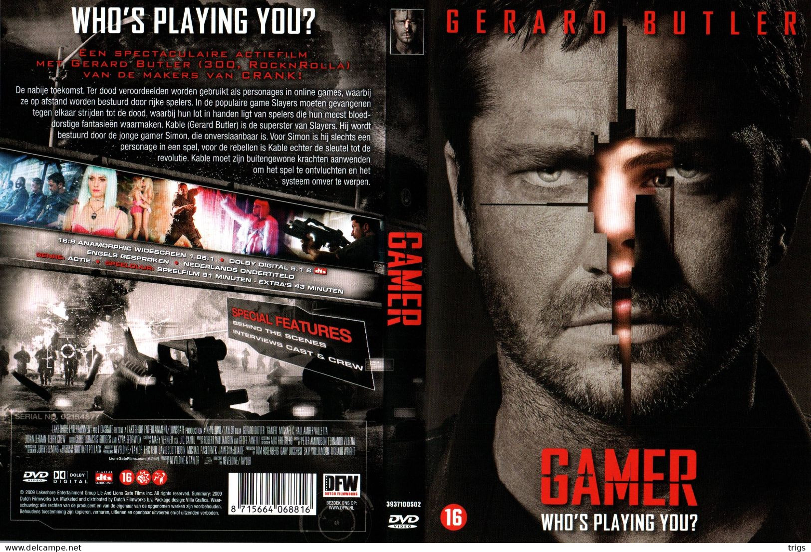 DVD - Gamer - Sciences-Fictions Et Fantaisie