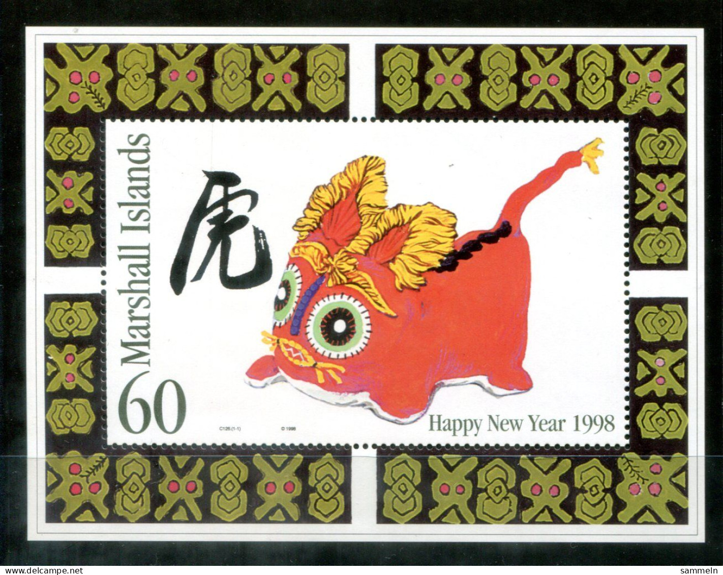 MARSHALLINSELN - Block 23, Bl.23 Mnh - Chinesisches Neujahr, Chinese New Year - MARSHALL ISLANDS / ILES MARSHALL - Islas Marshall