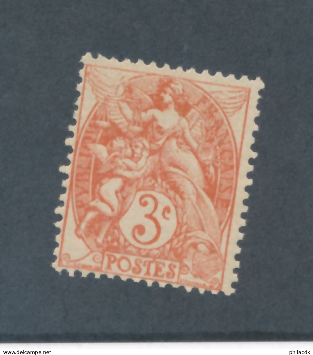 FRANCE - N° 109 NEUF* SANS CHARNIERE - 1900/24 - 1900-29 Blanc