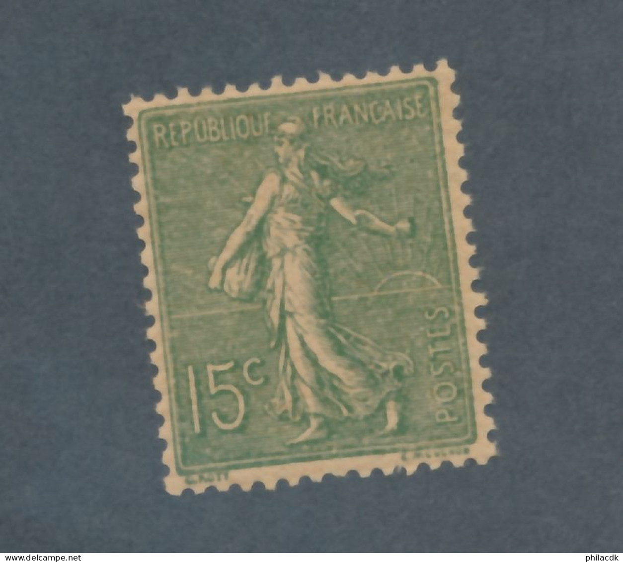 FRANCE - N° 130j) TYPE IV PAPIER GC NEUF* AVEC CHARNIERE - 1900/24 - 1903-60 Sower - Ligned