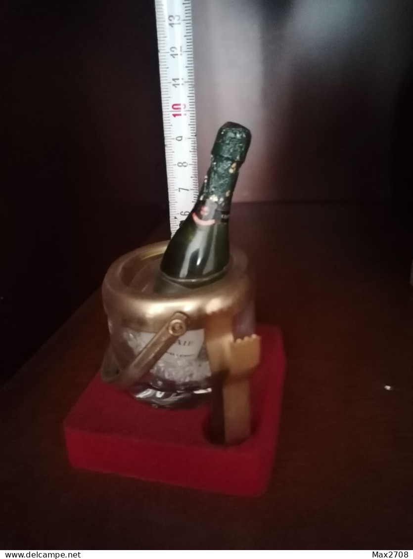 Mini Secchiello Per Ghiaccio Con Bottiglia Di Vino Da Collezione RARO - Miniatures