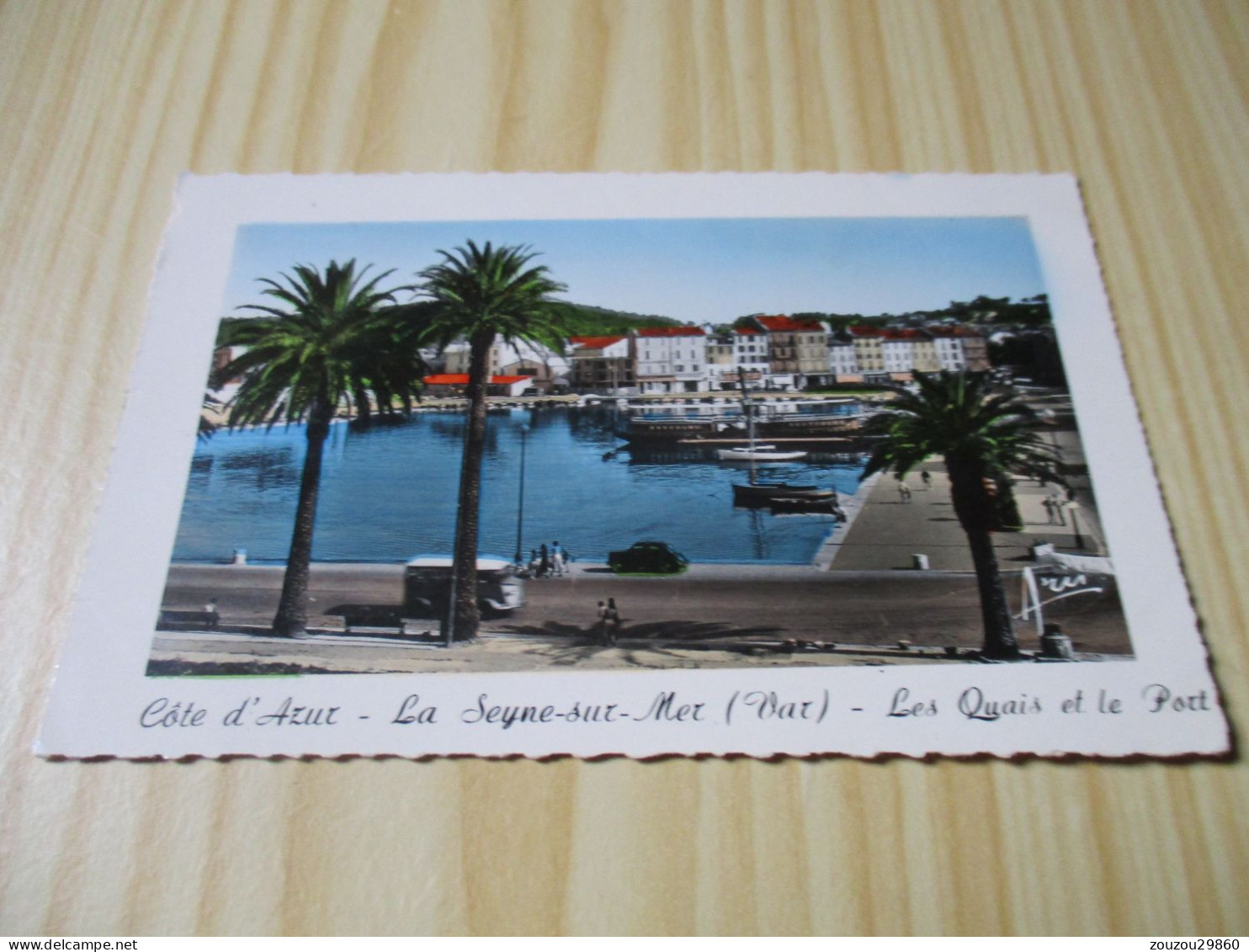 CPSM La Seyne-sur-Mer (83).Les Quais Et Le Port - Carte Animée. - La Seyne-sur-Mer