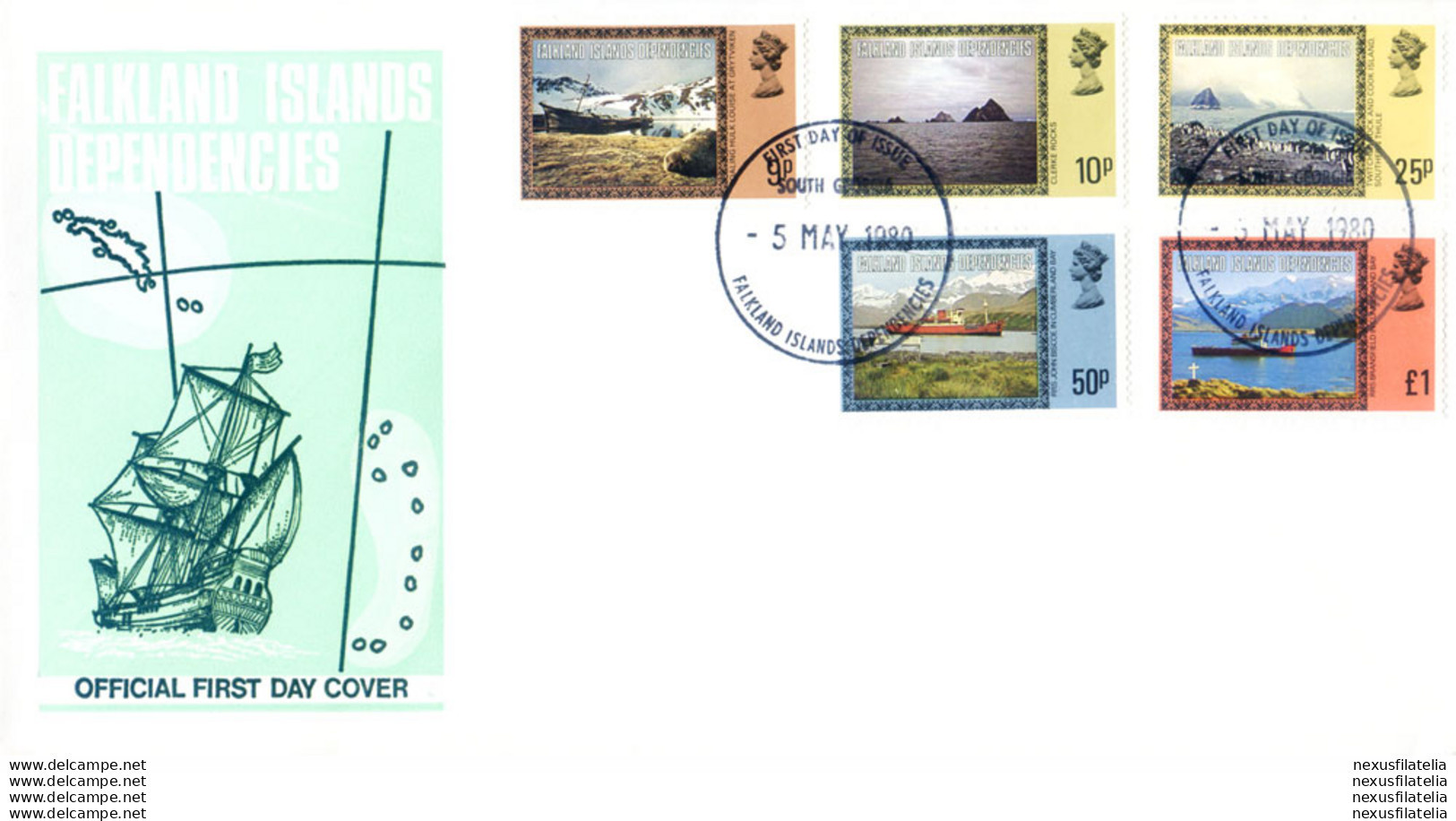 15 FDC Del Periodo 1980-1985. - Falkland Islands