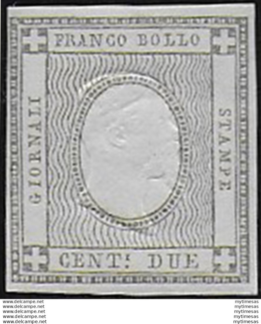 1861 Italia Sardegna 2c. Nero Sperimentale MNH Sasone N. 20S - Sardinien