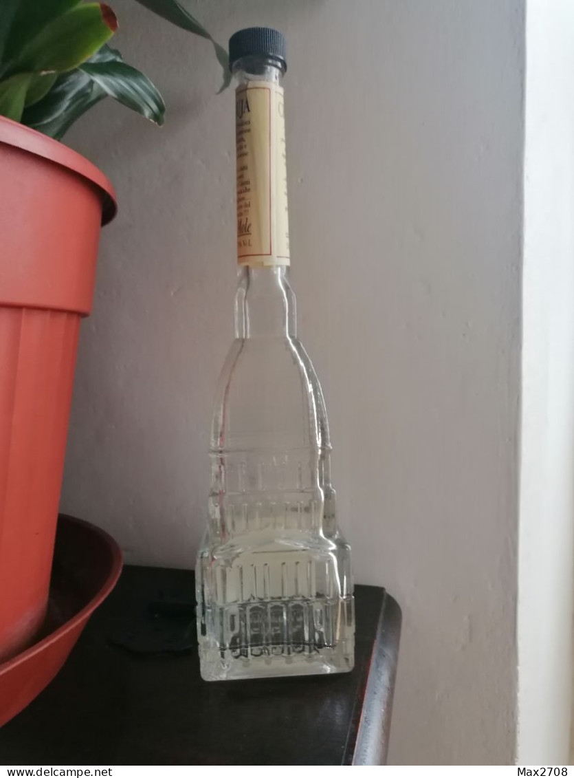 Antica Bottiglia In Vetro Da Collezione Mole Antonelliana - Andere & Zonder Classificatie