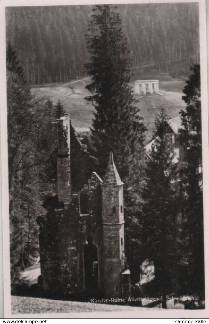 58379 - Oppenau-Allerheiligen - Kloster-Ruine - 1958 - Oppenau
