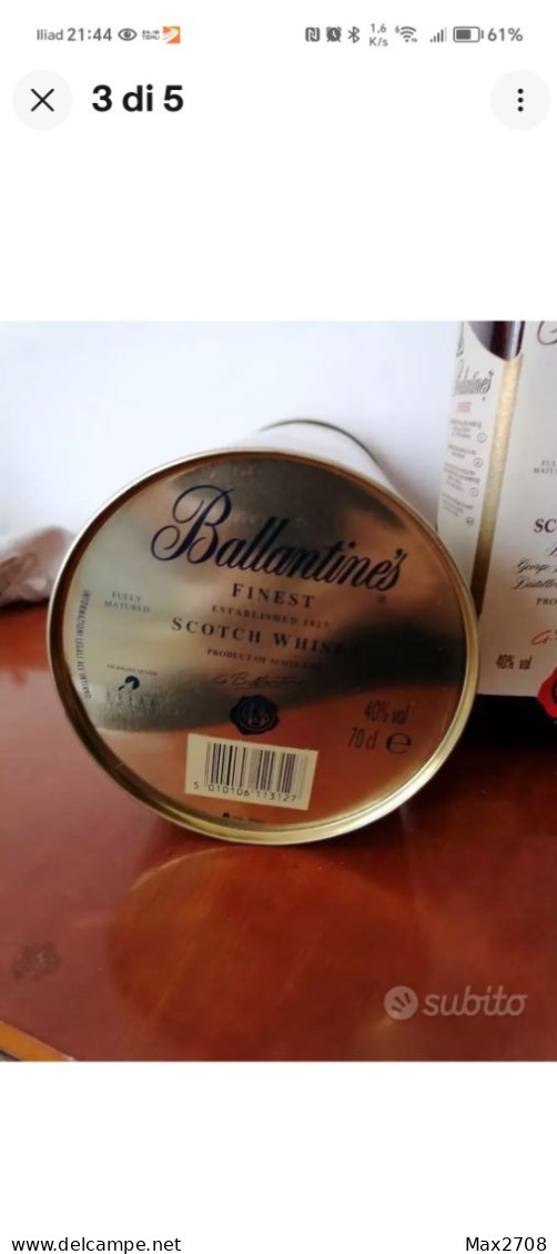 BALLANTINE'S FINEST SCOTCH WHISKY 1990s CON BOX 40 - Whisky