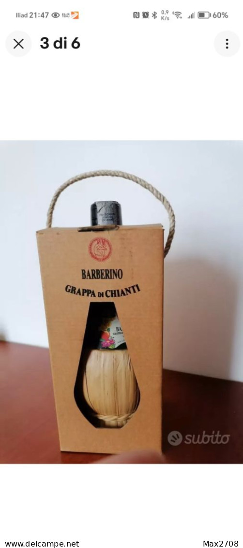 Barberino Grappa Da Vinacce Di Chianti Anni 80 - Spirituosen