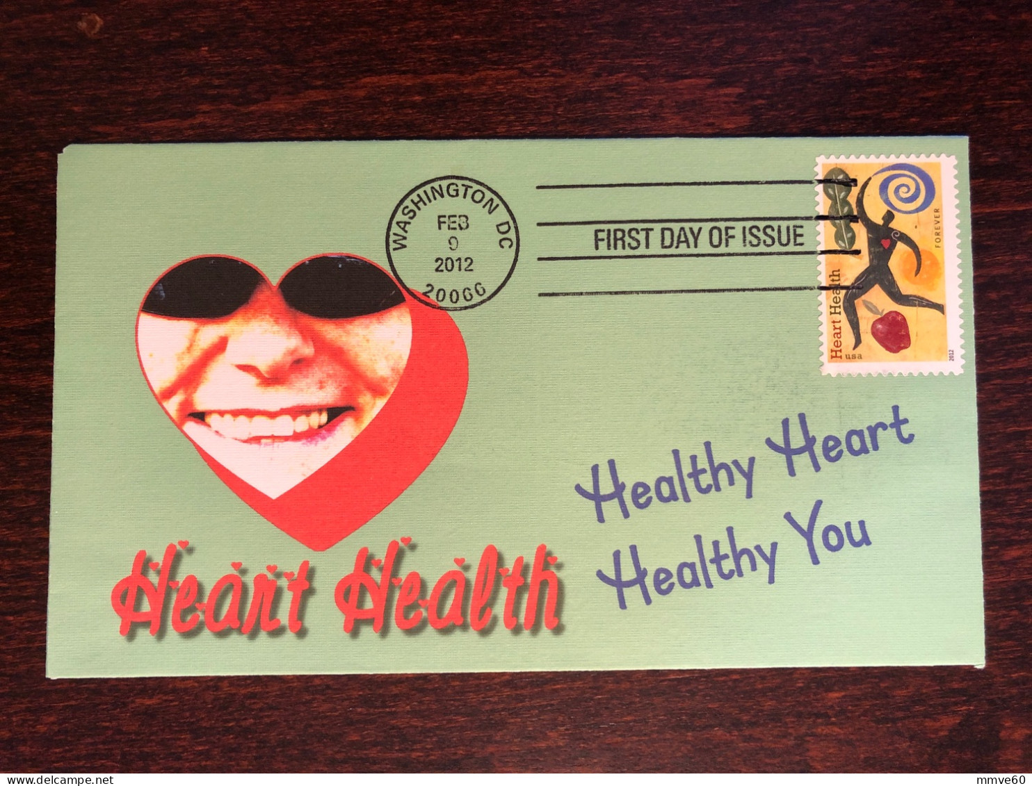 USA FDC COVER 2012 YEAR HEART CARDIOLOGY HEALTH MEDICINE STAMPS - 2011-...