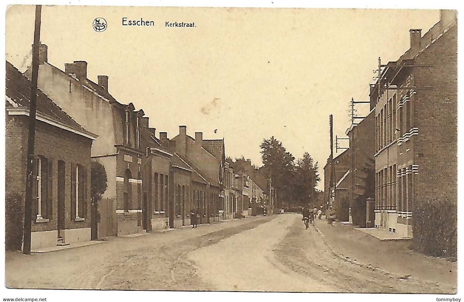 CPA Esschen, Kerkstraat - Essen