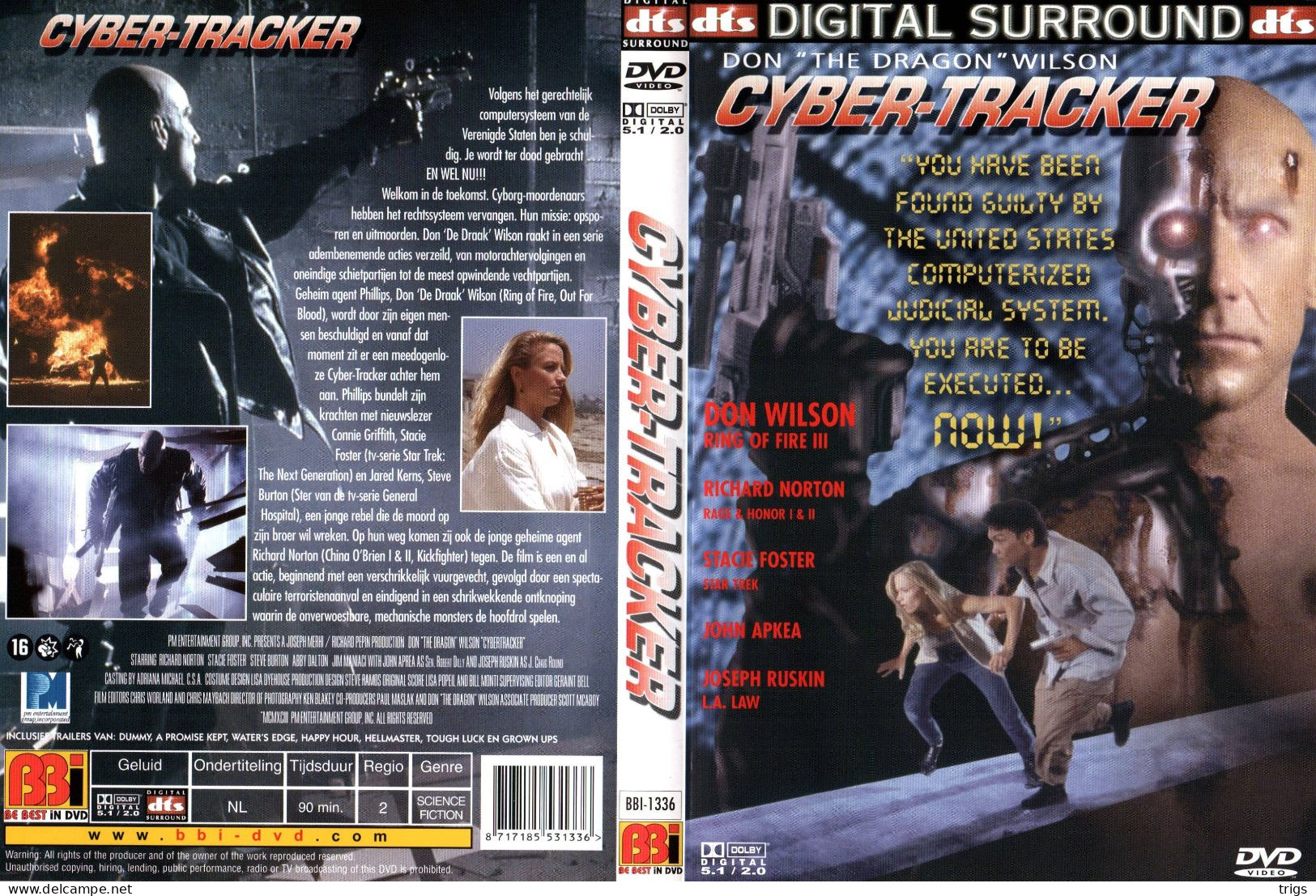 DVD - Cyber Tracker - Sciencefiction En Fantasy