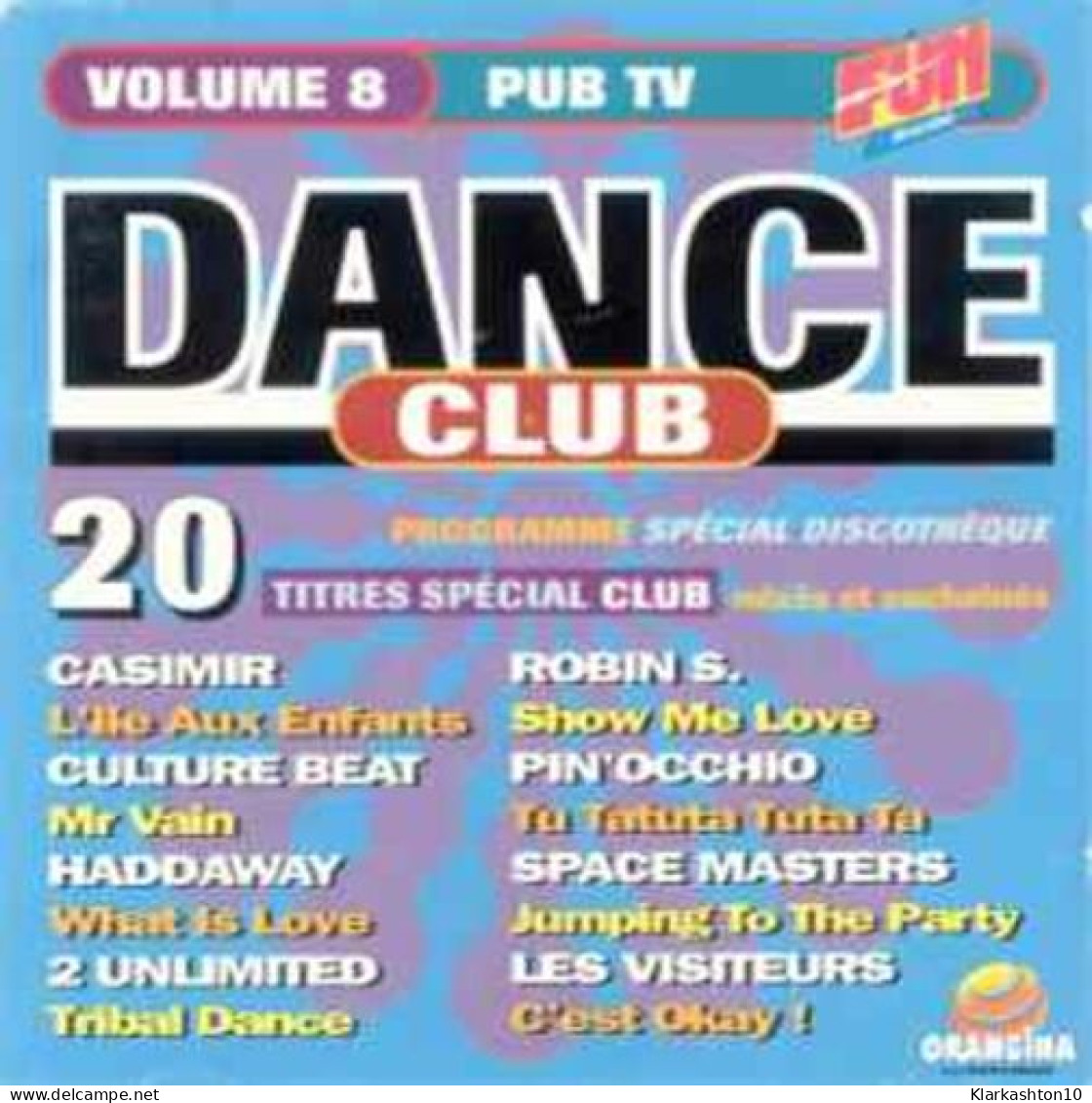 Dance Club Vol.8 (FR Import) - Andere & Zonder Classificatie