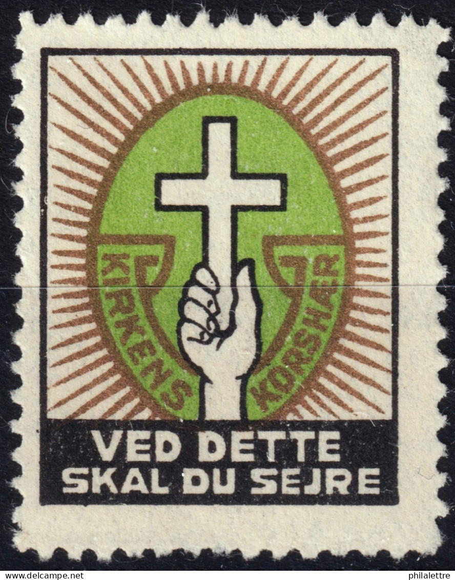 DANEMARK / DENMARK - 1933 Poster Stamp For The DANISH CHURCH - Mint* - Christentum