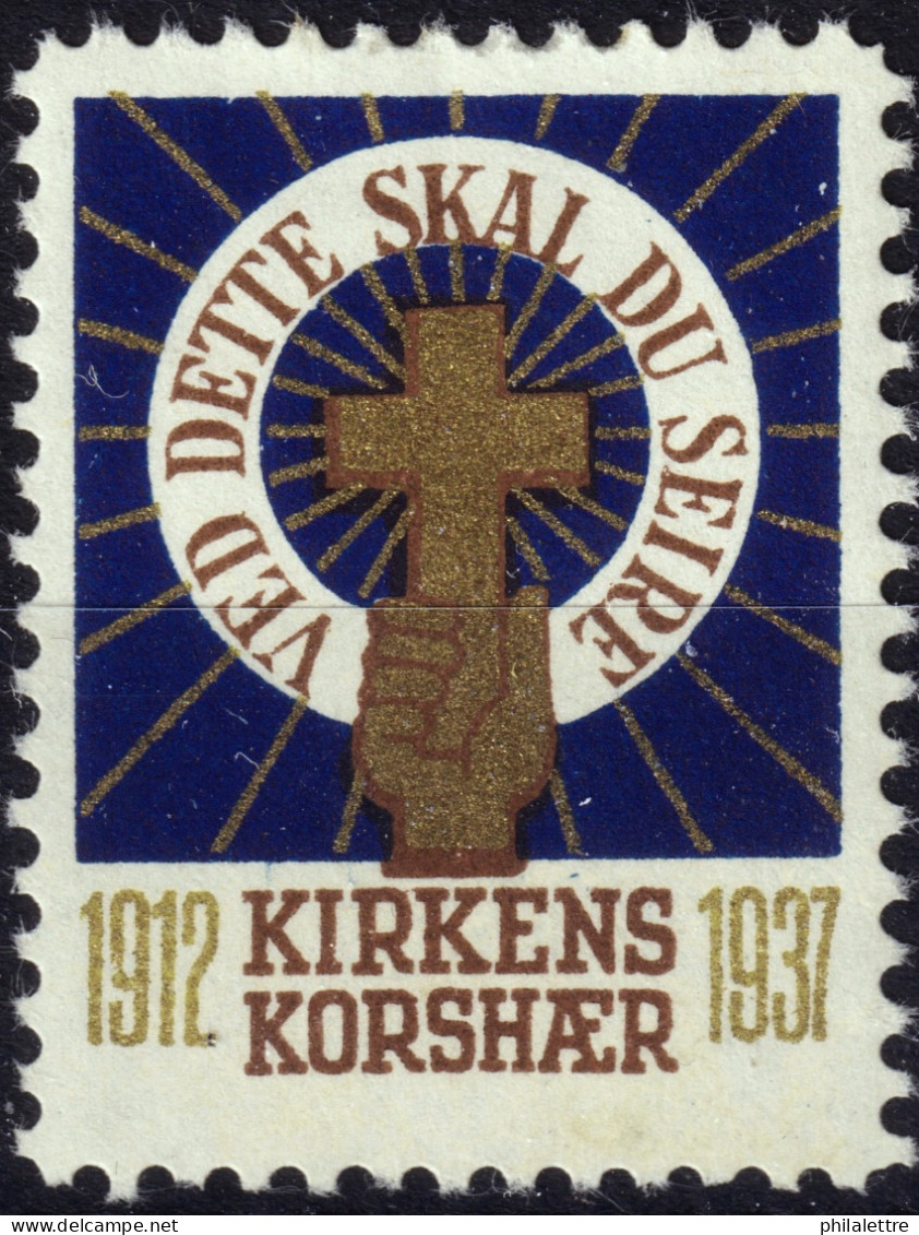 DANEMARK / DENMARK - 1934 Poster Stamp For The DANISH CHURCH - Mint* - Christianity