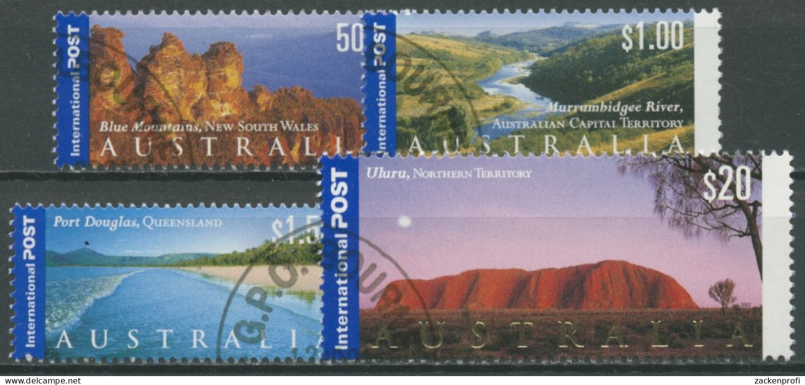 Australien 2001 Sehenswürdigkeiten Und Landschaften 2061/64 Gestempelt - Usados