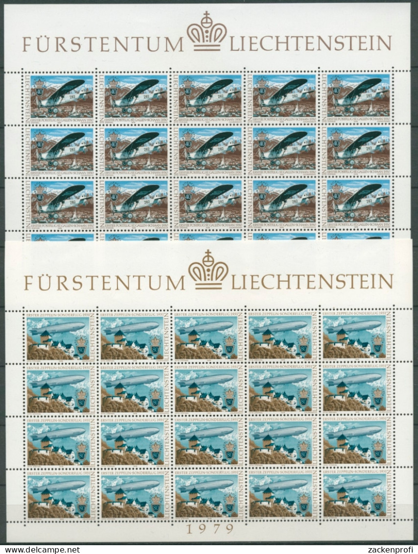 Liechtenstein 1979 Europa Union CEPT Kompletter Bogen 723/24 Postfrisch (C13453) - Unused Stamps