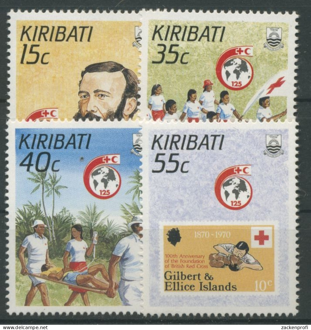 Kiribati 1988 125 Jahre Internationales Rotes Kreuz 502/05 Postfrisch - Kiribati (1979-...)