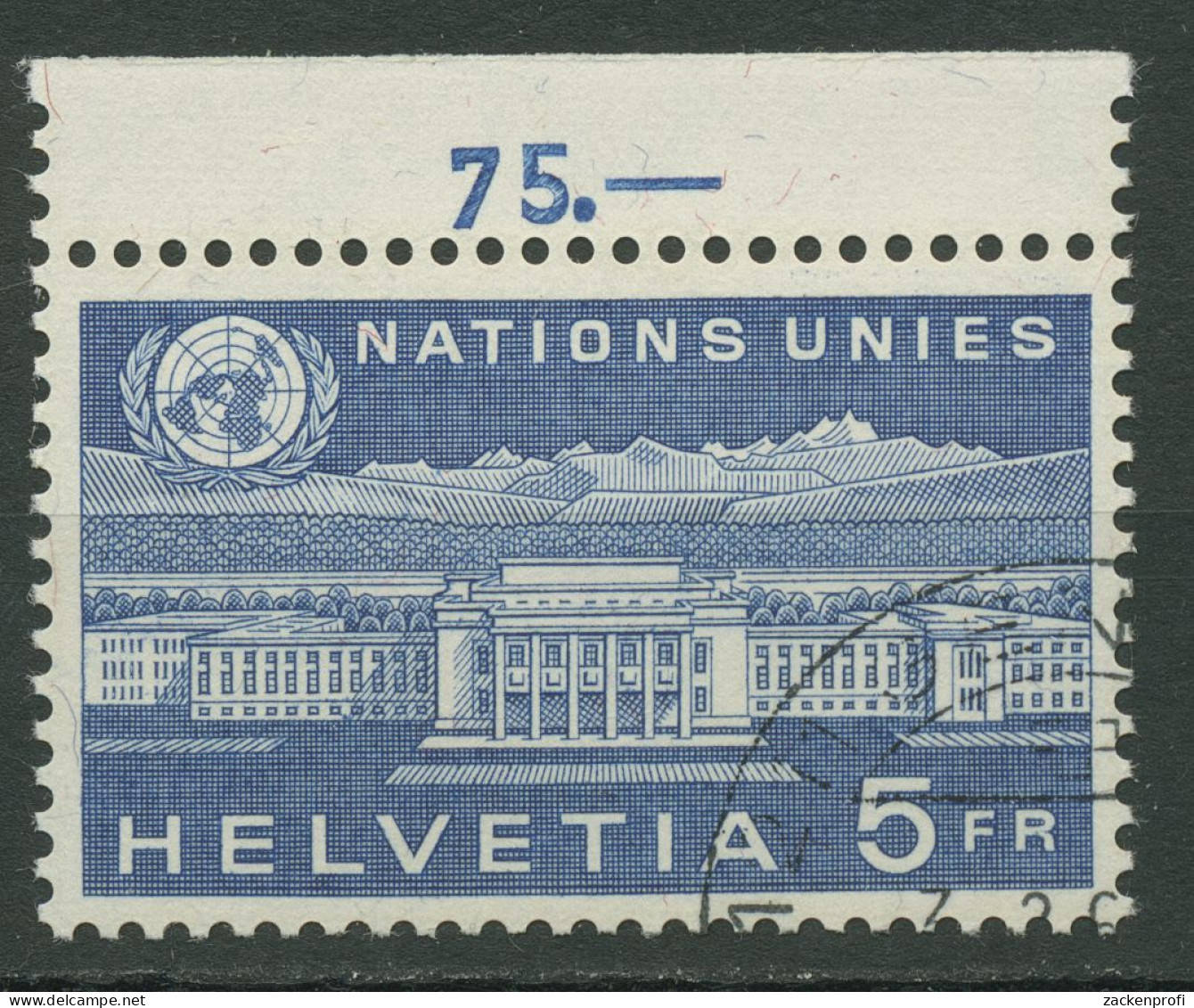 Europ. Amt Der Ver. Nationen (ONU/UNO) 1960 Palais Des Nations 33 Gestempelt - Service