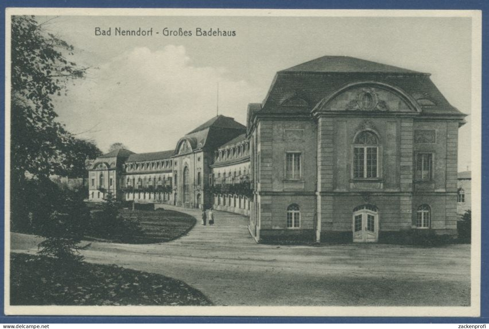 Bad Nenndorf Großes Badehaus, Gelaufen 1934 (AK1715) - Bad Nenndorf