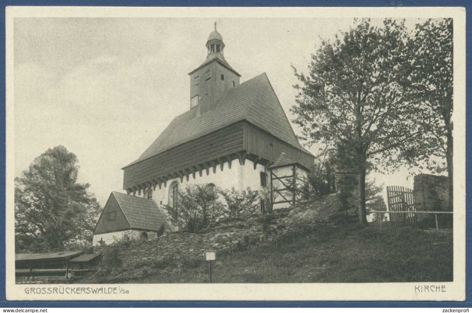 Großrückerswalde Kirche, Ungebraucht (AK2077) - Annaberg-Buchholz