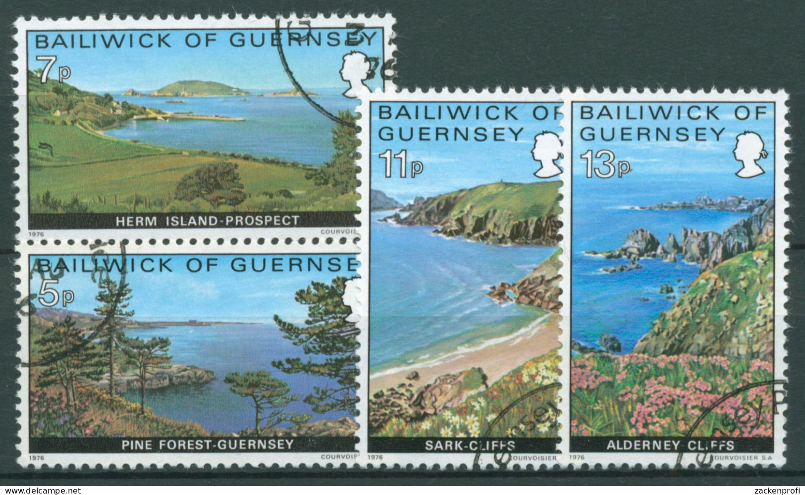Guernsey 1976 Landschaften 137/40 Gestempelt - Guernsey