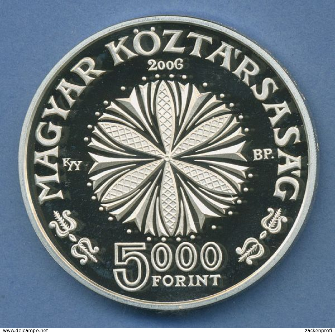 Ungarn 5000 Forint 2006 Komponist Béla Bartók, Silber, KM 791 PP Kapsel (m4413) - Ungarn