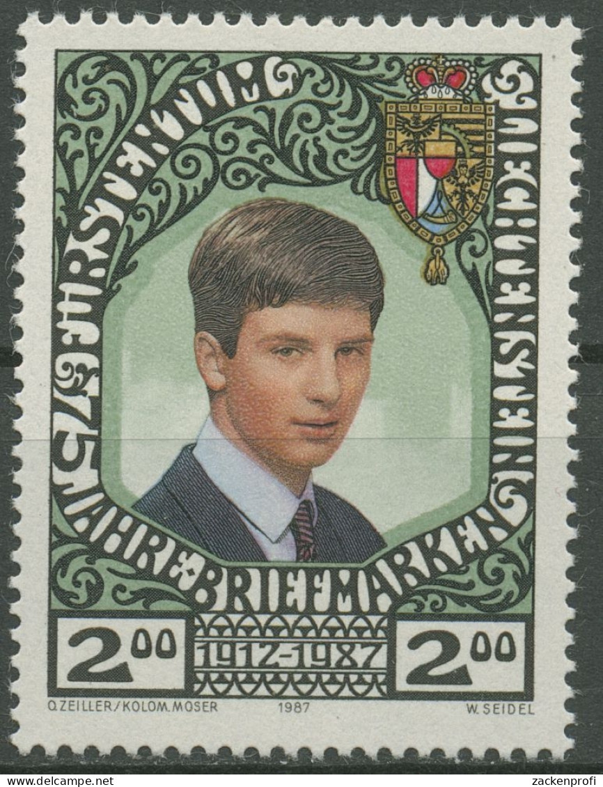 Liechtenstein 1987 75 Jahre Briefmarken Prinz Alois 921 Postfrisch - Unused Stamps