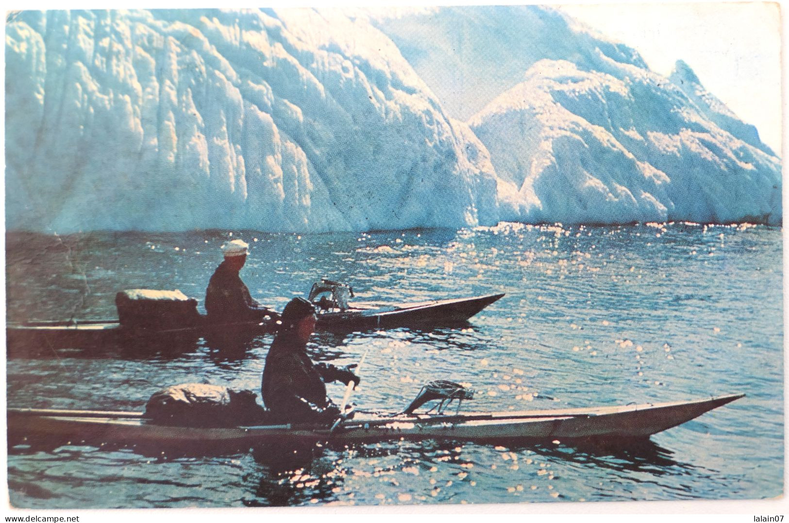 Carte Postale : SAINT PIERRE ET MIQUELON : Kayacs, En 1958 - San Pedro Y Miquelón
