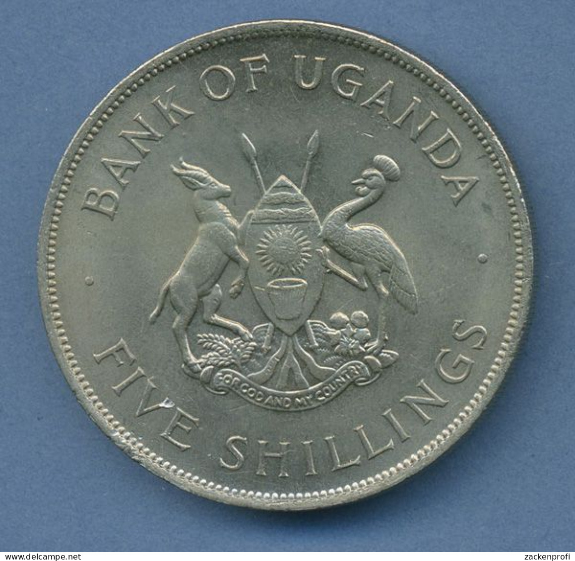 Uganda 5 Schilling 1968 Rinder, KM 7 Vz (m4391) - Ouganda