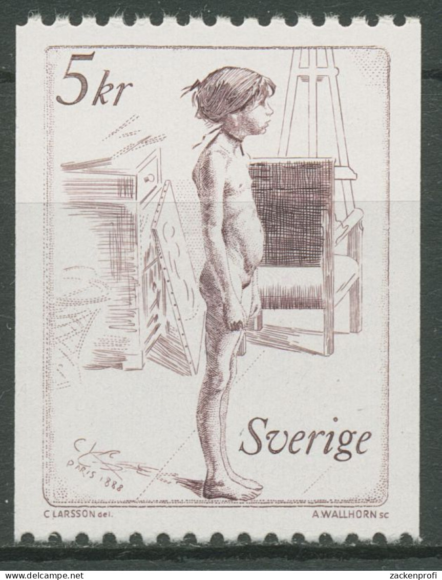Schweden 1982 Kunst Zeichnung Carl Olof Larsson 1186 Postfrisch - Unused Stamps