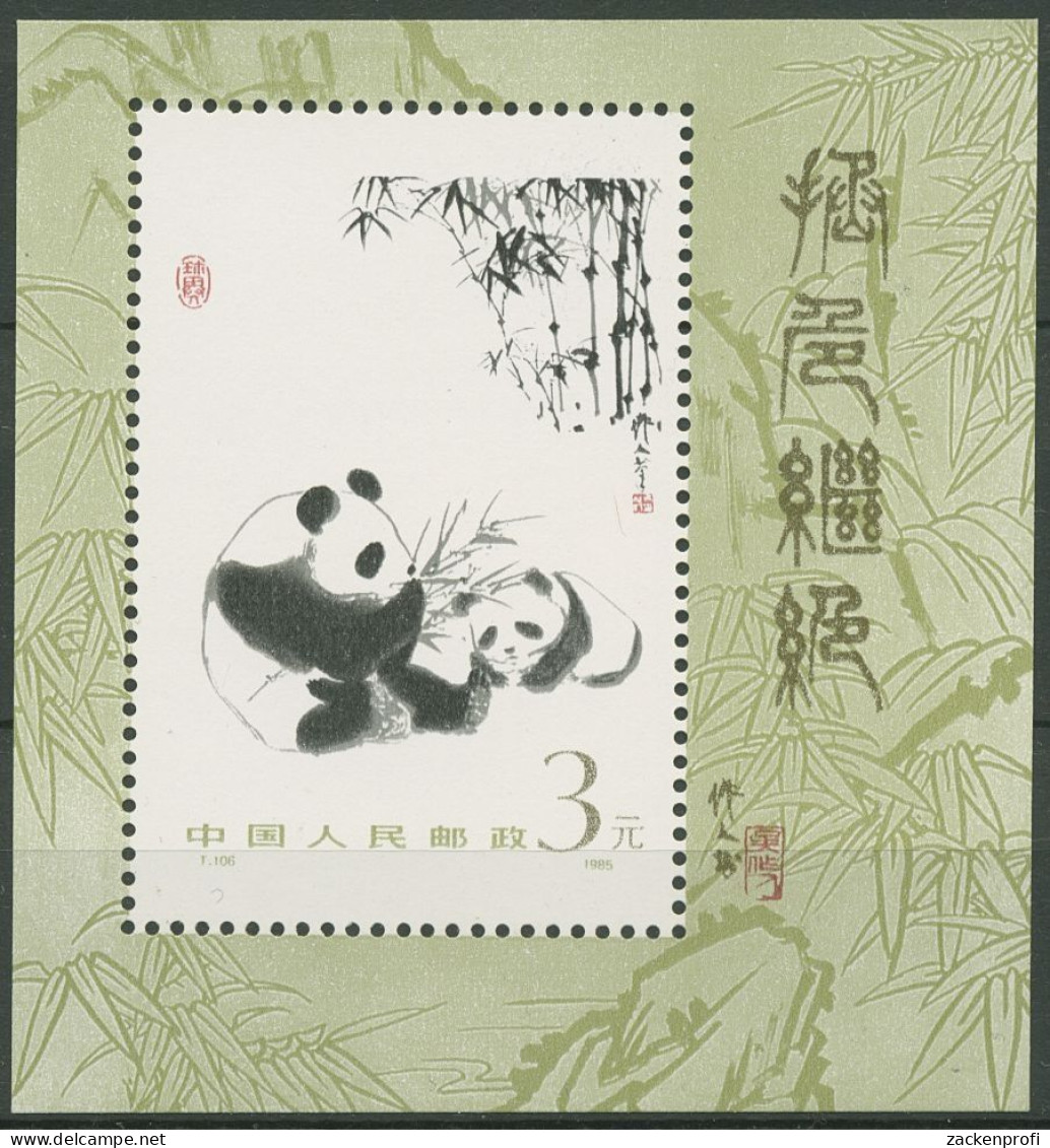 China 1985 Großer Panda Block 35 Postfrisch (C8211) - Blocks & Sheetlets