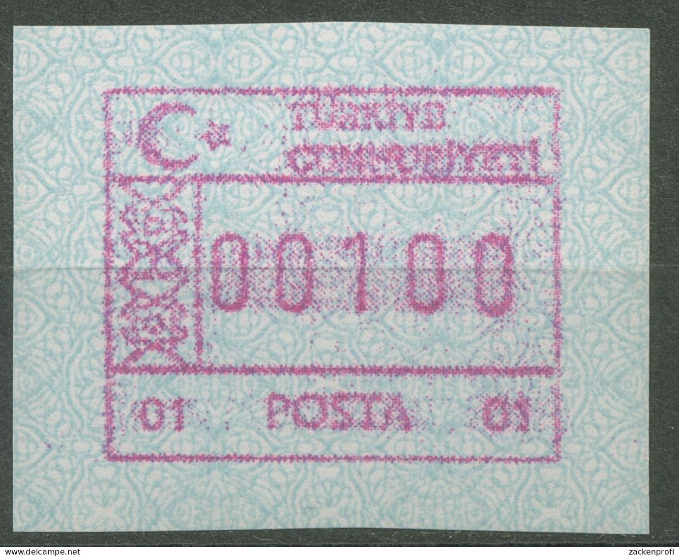 Türkei ATM 1992 Ornamente Einzelwert ATM 2 Postfrisch - Distributori