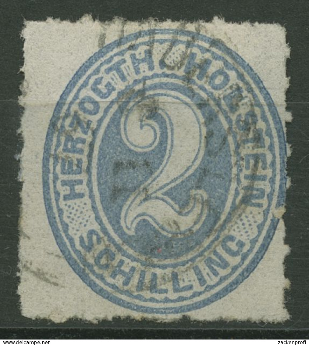 Schleswig-Holstein 1865 Ziffern Im Oval 24 Gestempelt - Schleswig-Holstein