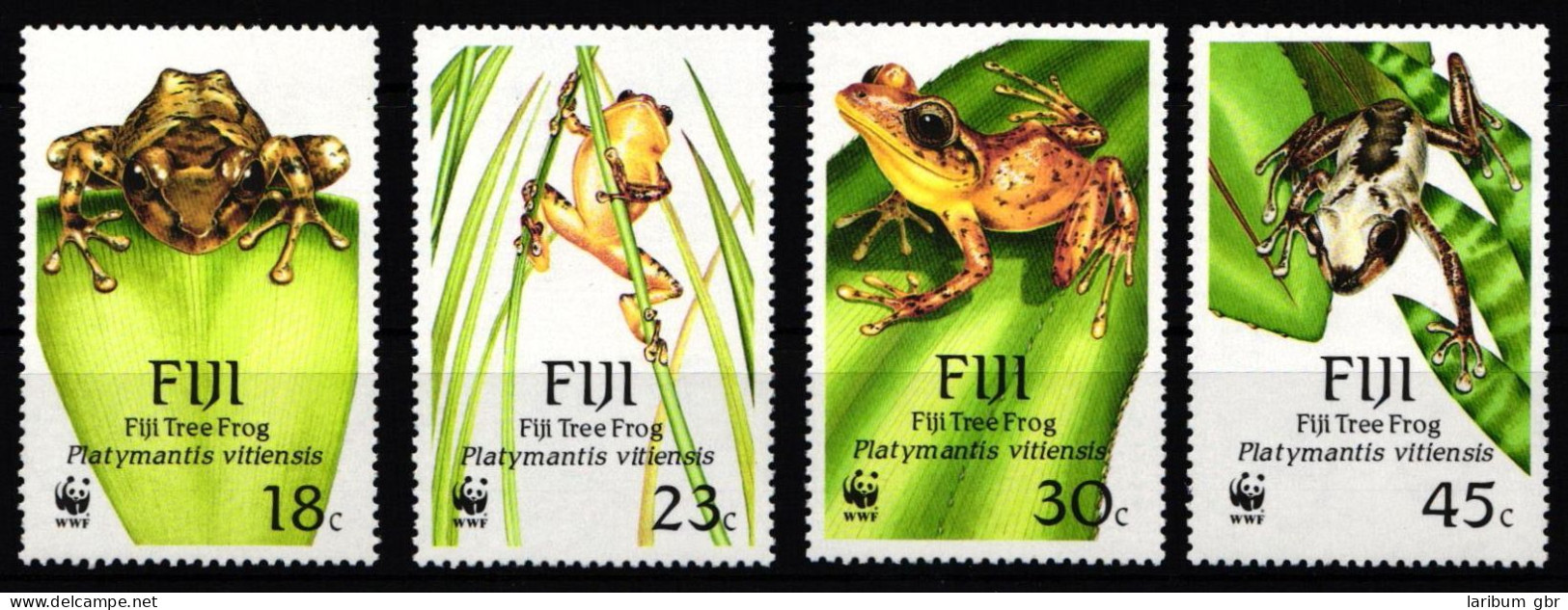 Fidschi 586-589 Postfrisch Frösche, Amphibien #JW251 - Fiji (1970-...)