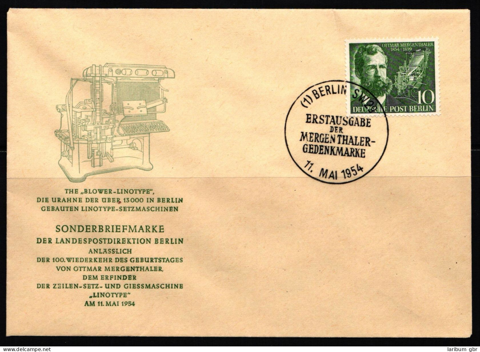 Berlin FDC 117 Gestempelt #JW288 - Other & Unclassified