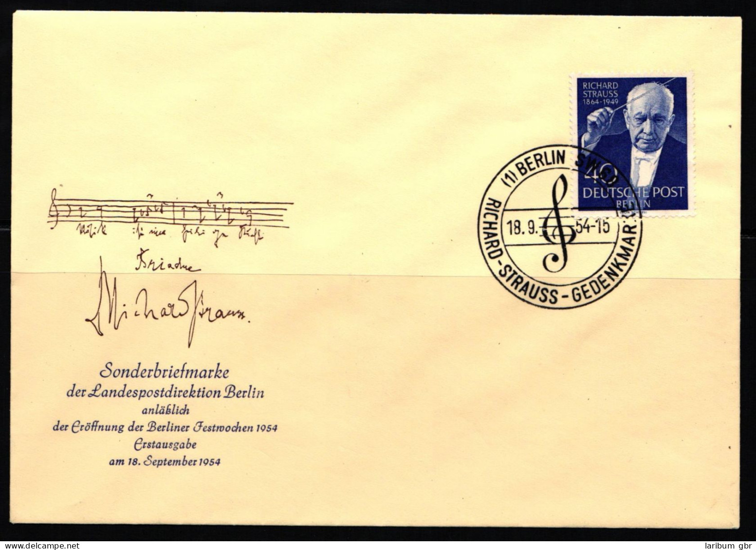 Berlin FDC 124 Gestempelt #JW287 - Other & Unclassified