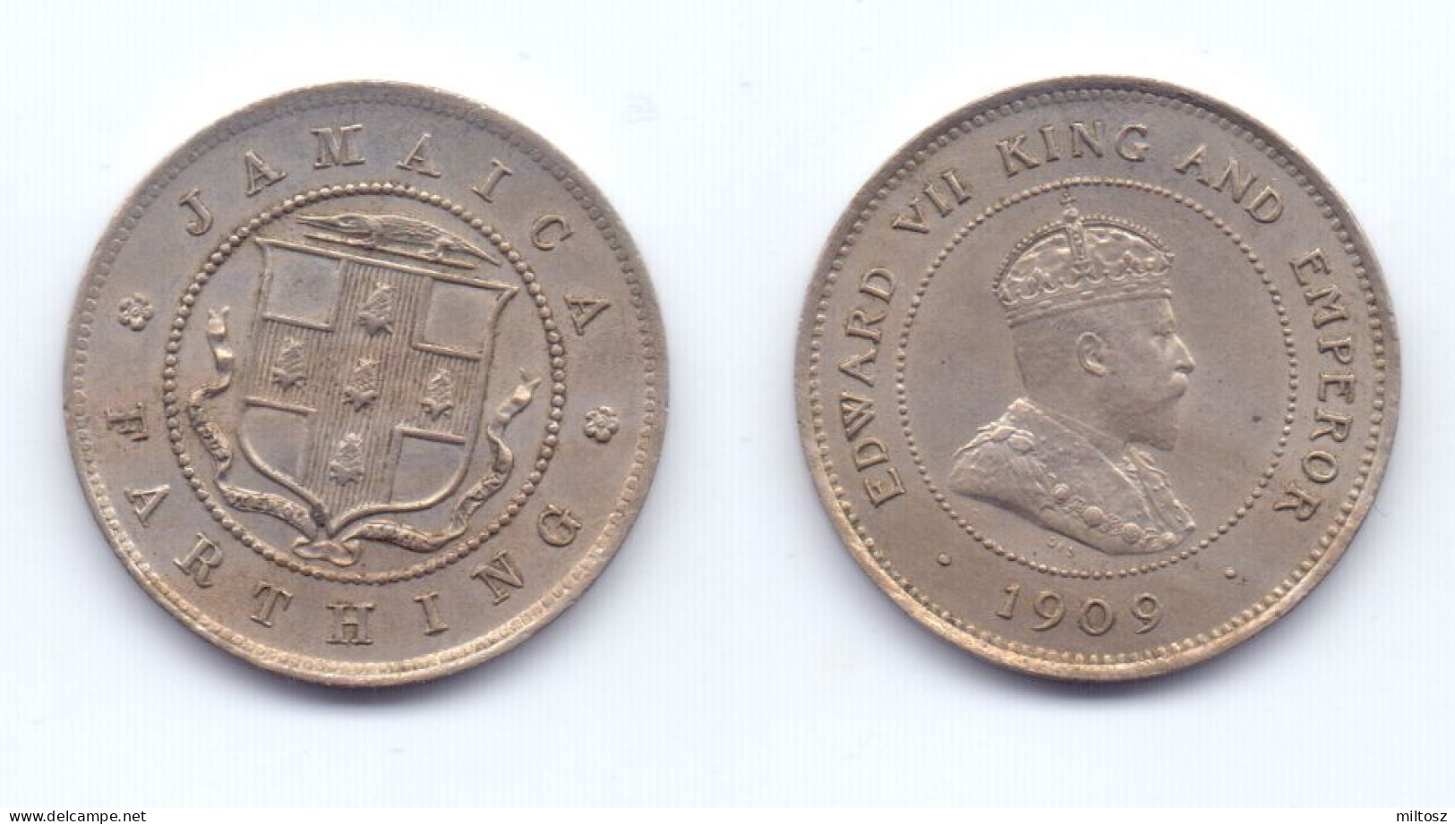 Jamaica 1/4 Penny 1909 - Giamaica