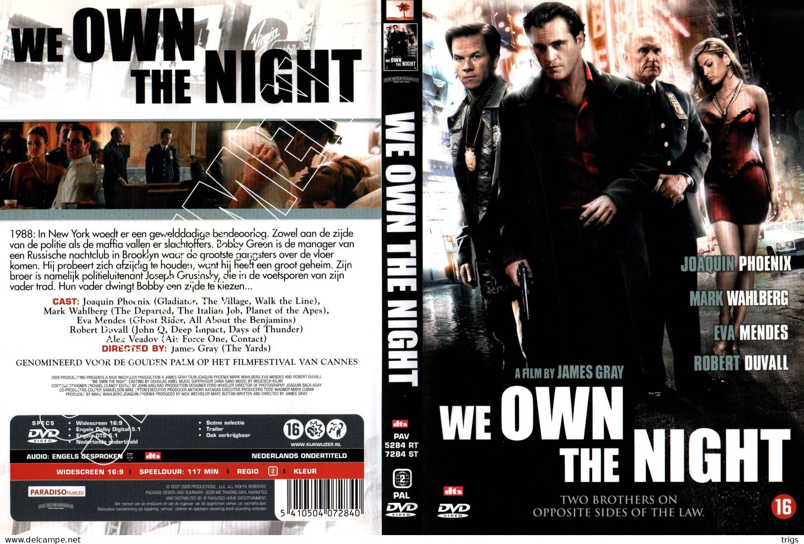 DVD - We Own The Night - Actie, Avontuur